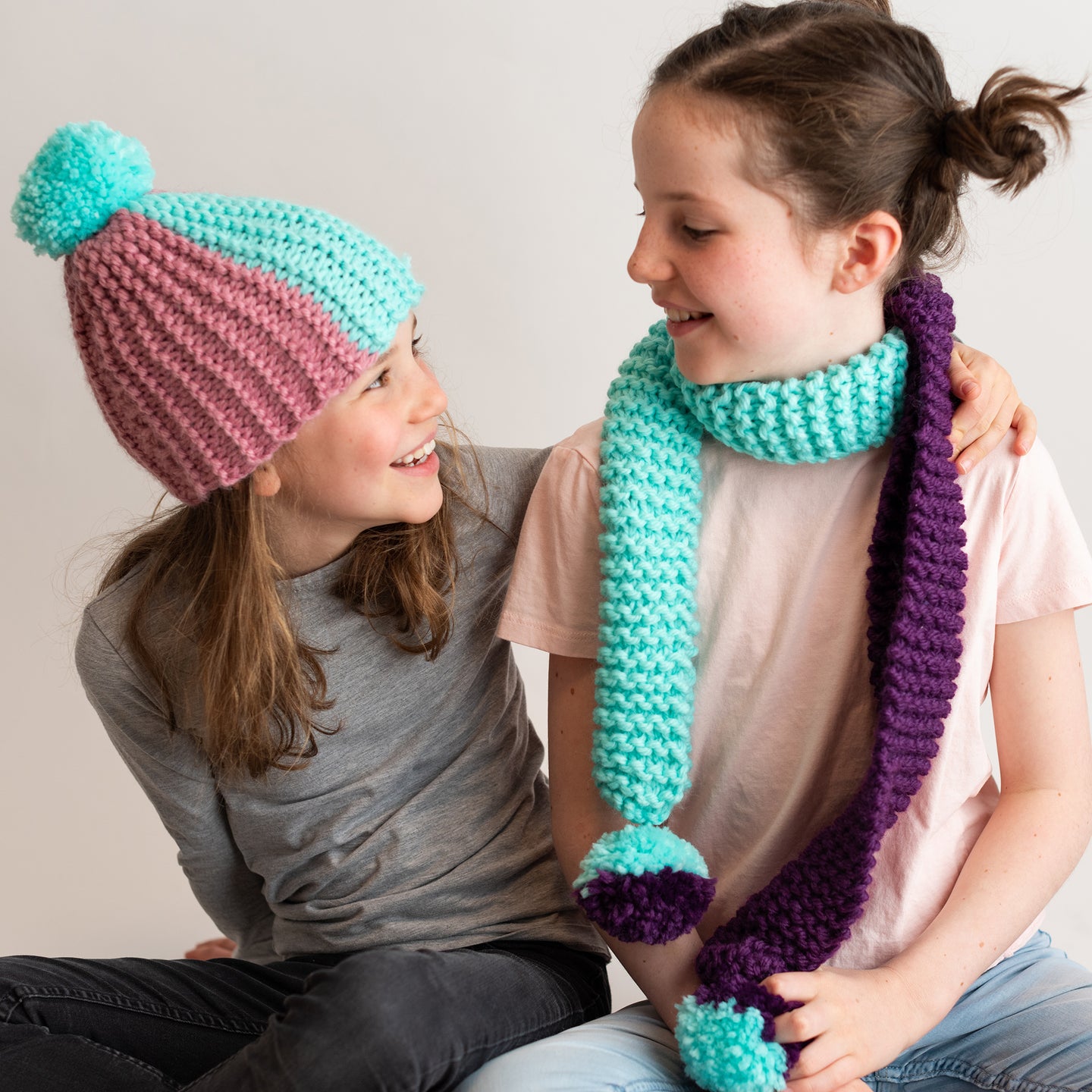 American girl scarf knitting online kit