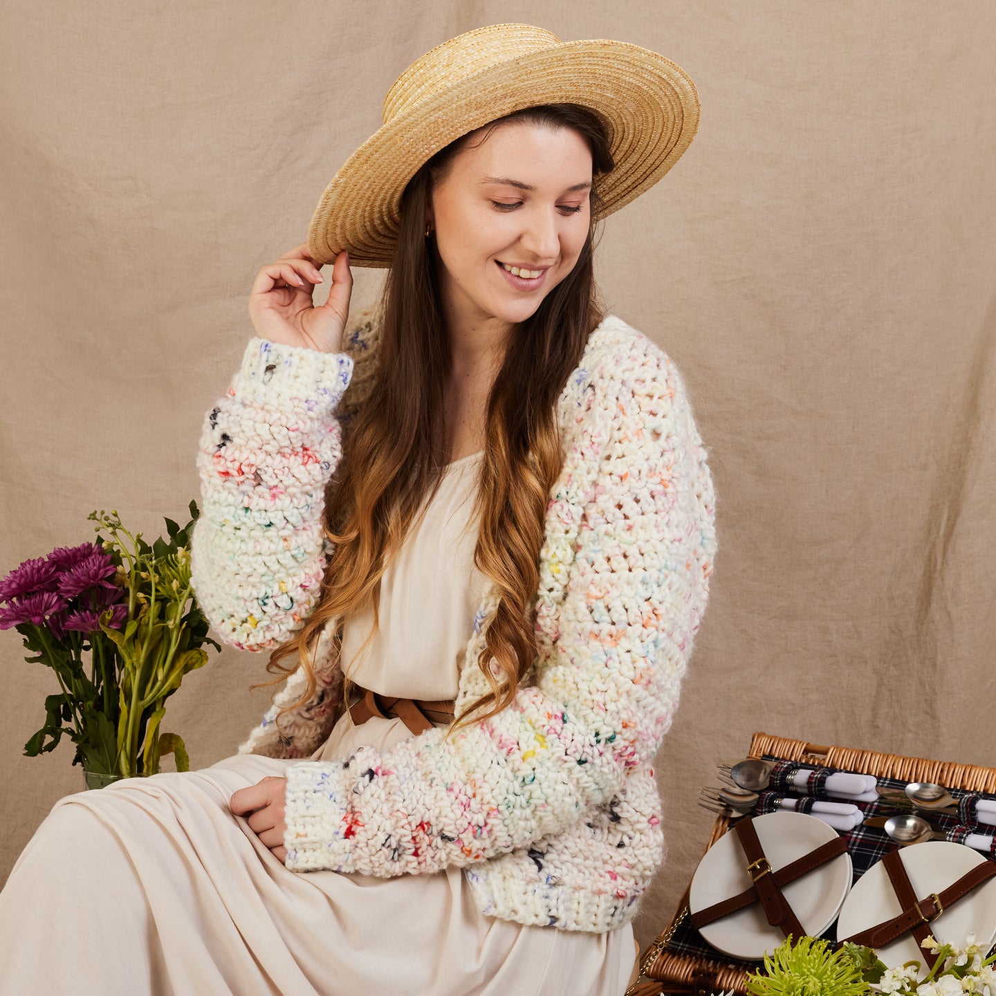 Wild Bloom Crochet Cardigan Downloadable Pattern