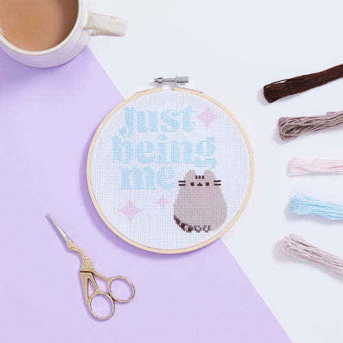 Pusheen: Just Being Me Cross Stitch Kit