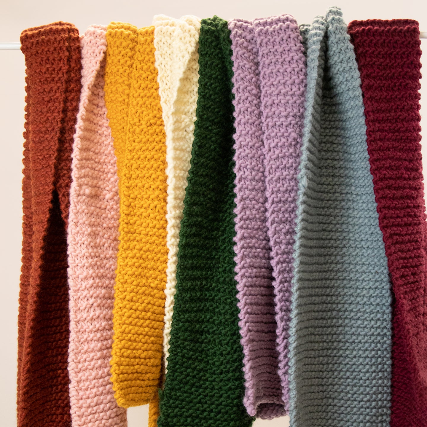 Blake Garter Scarf Downloadable Pattern