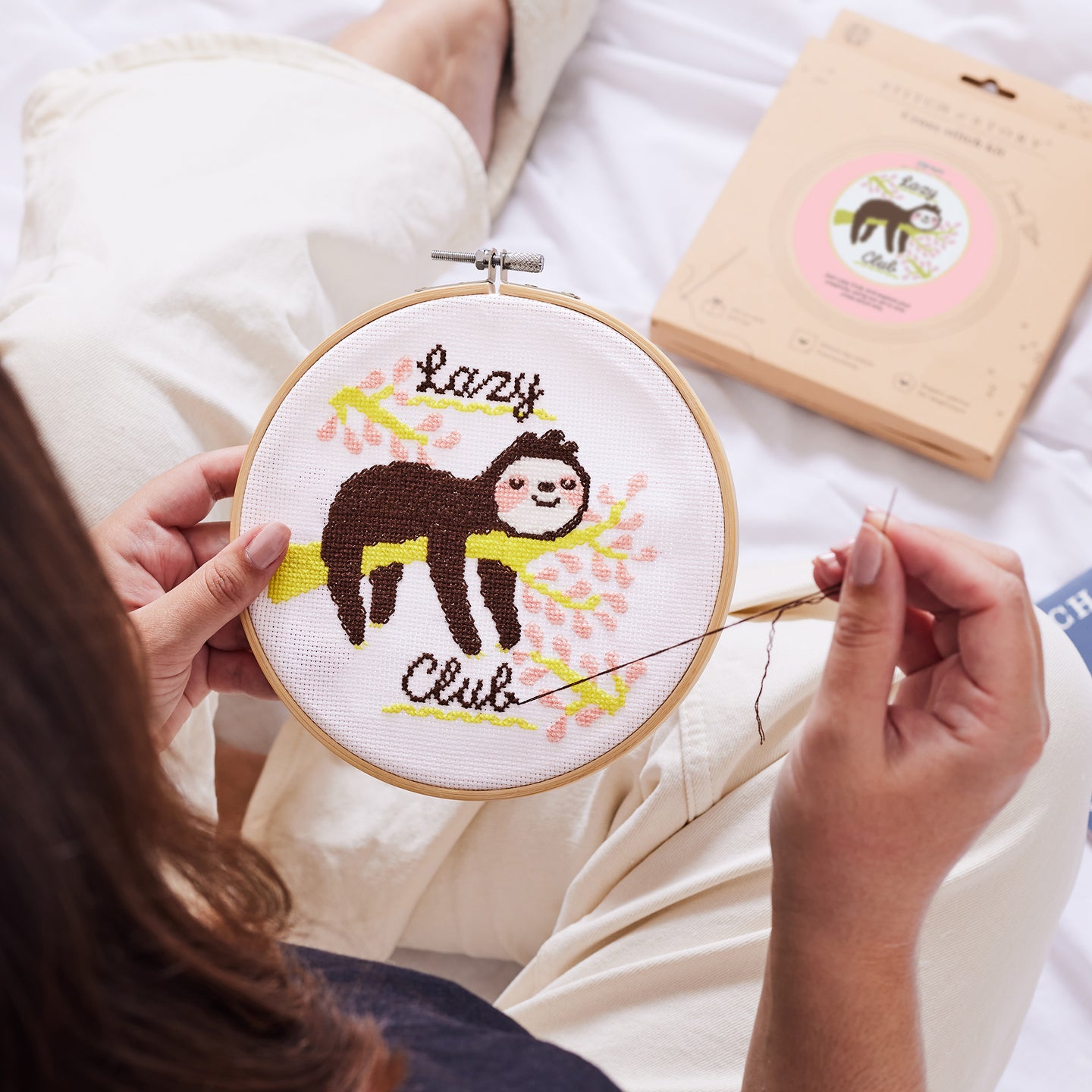 Find Your Club: Lazy Club Cross Stitch Kit