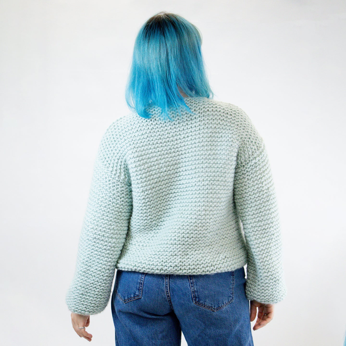 Ellis Garter Sweater Downloadable Pattern