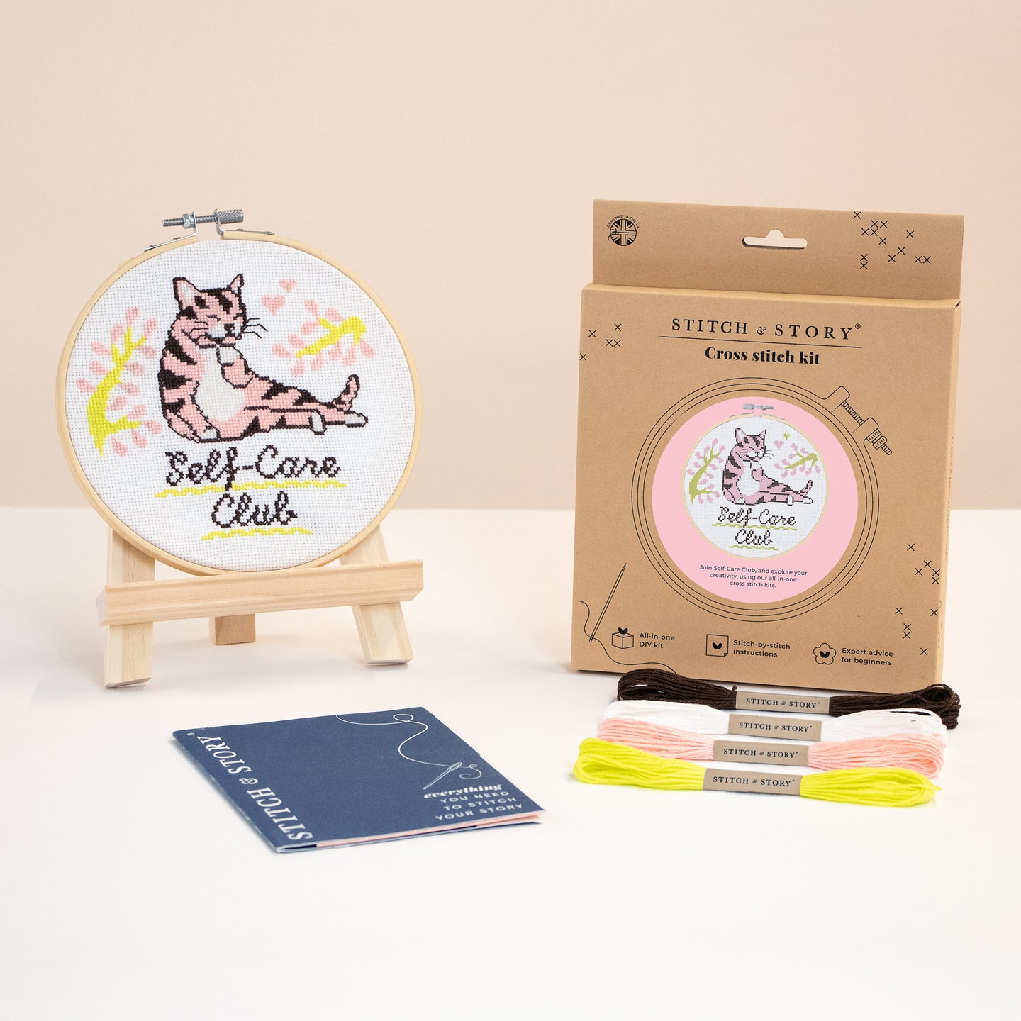 Find Your Club: Self-Care Club Cross Stitch Kit