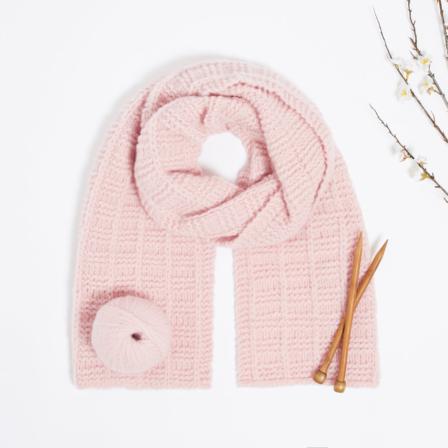 Bologna Garter Scarf Downloadable Pattern