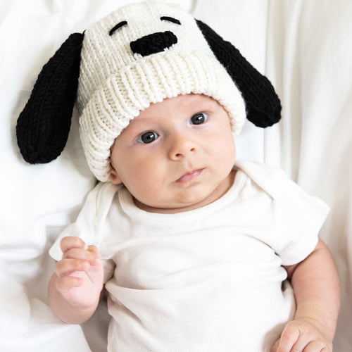 Peanuts: Snoopy Baby Hat and Booties Set Knitting Kit