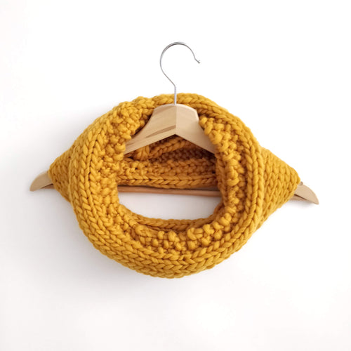 Easy Cable Snood Downloadable Pattern