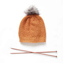 Adult Fur Pompom Hat Downloadable Pattern