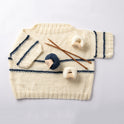 Striped Boat Neck Top Knitting Kit