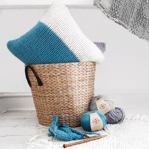 Masley Cushion Cover Knitting Kit