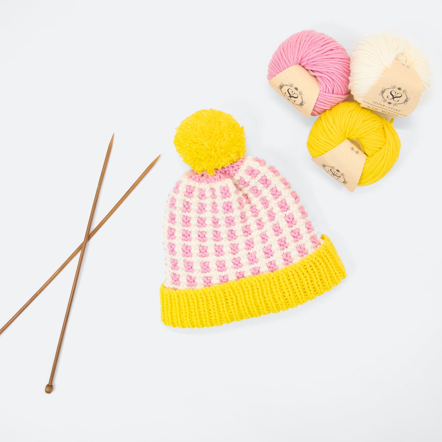 Arkel Grid Beanie Downloadable Pattern