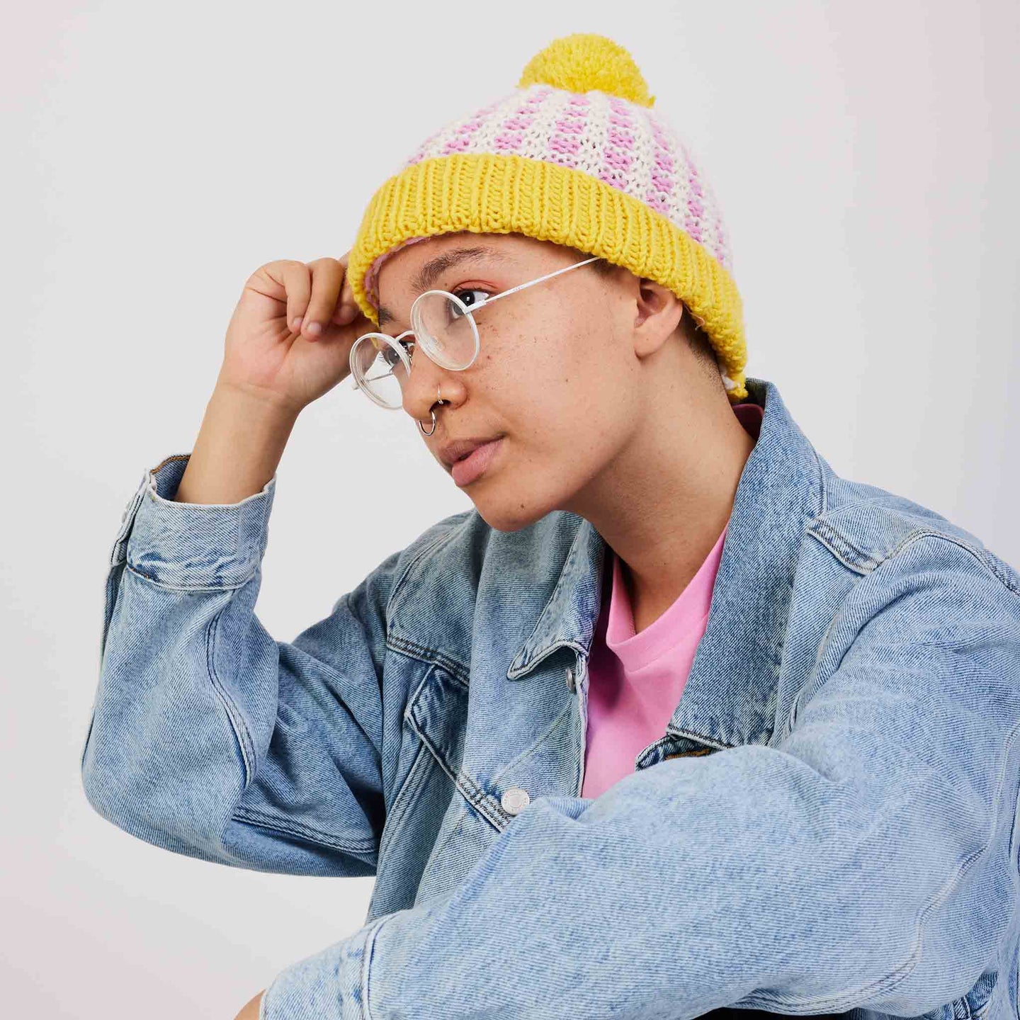 Arkel Grid Beanie Downloadable Pattern