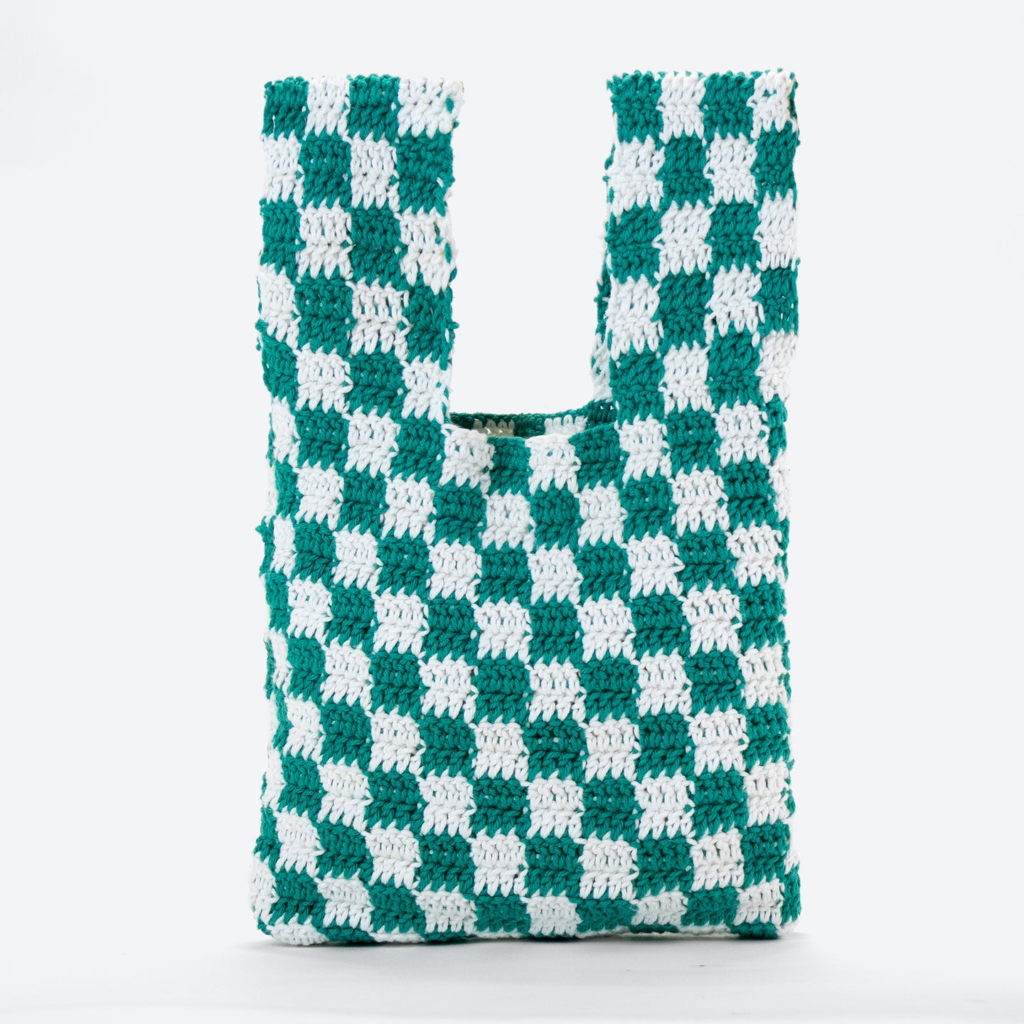 Clovelly Checkered Shopping Bag Crochet Kit