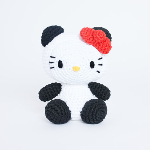 Hello Kitty Panda Amigurumi Crochet Kit