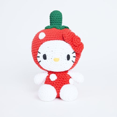 Hello Kitty Strawberry Amigurumi Crochet Kit