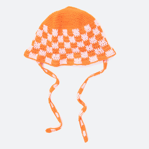 Pawley Checkered Bucket Hat Downloadable Pattern