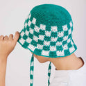 Pawley Checkered Bucket Hat Crochet Kit