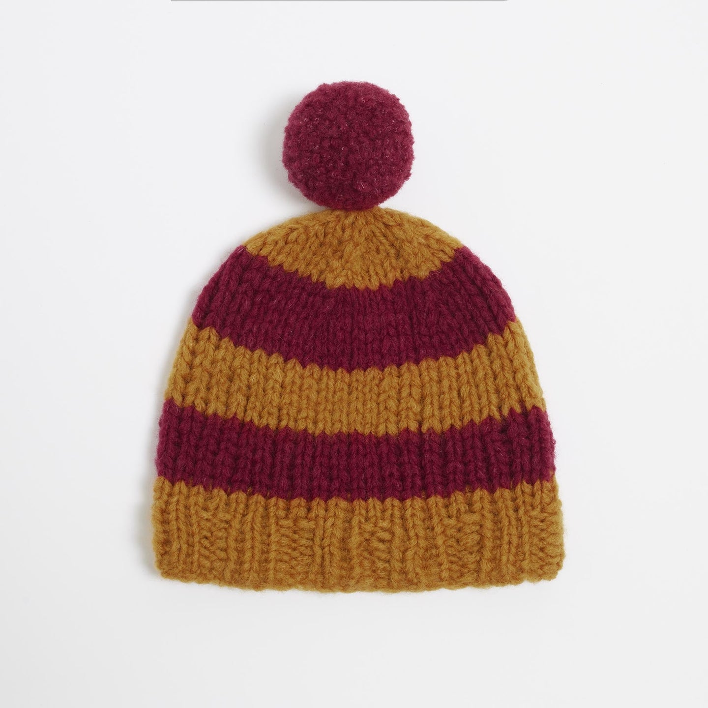 Roma Striped Beanie Downloadable Pattern
