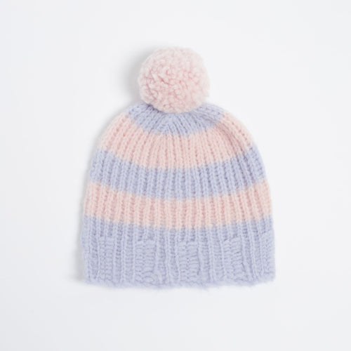 Roma Striped Beanie Downloadable Pattern