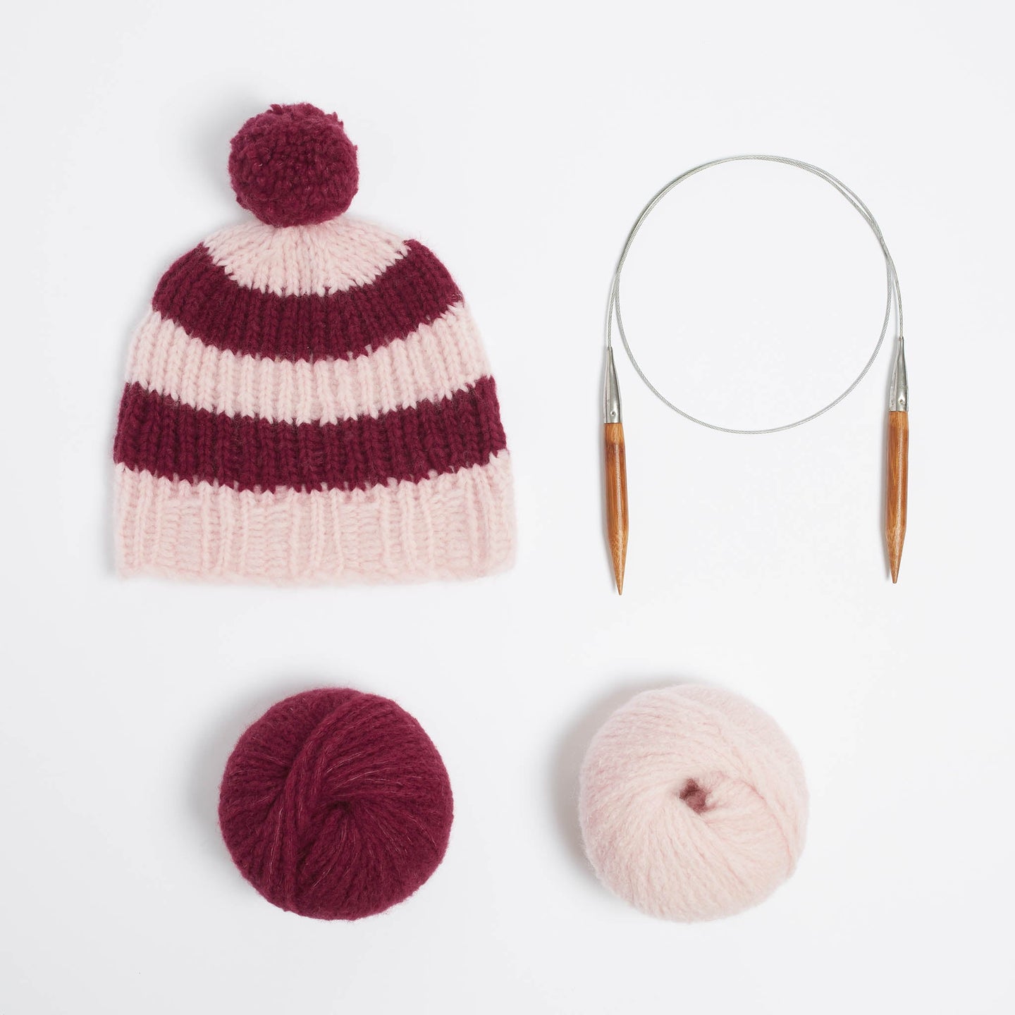 Roma Striped Beanie Downloadable Pattern