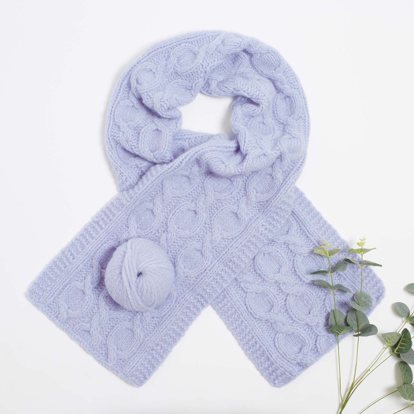 Venezia Cable Scarf Downloadable Pattern