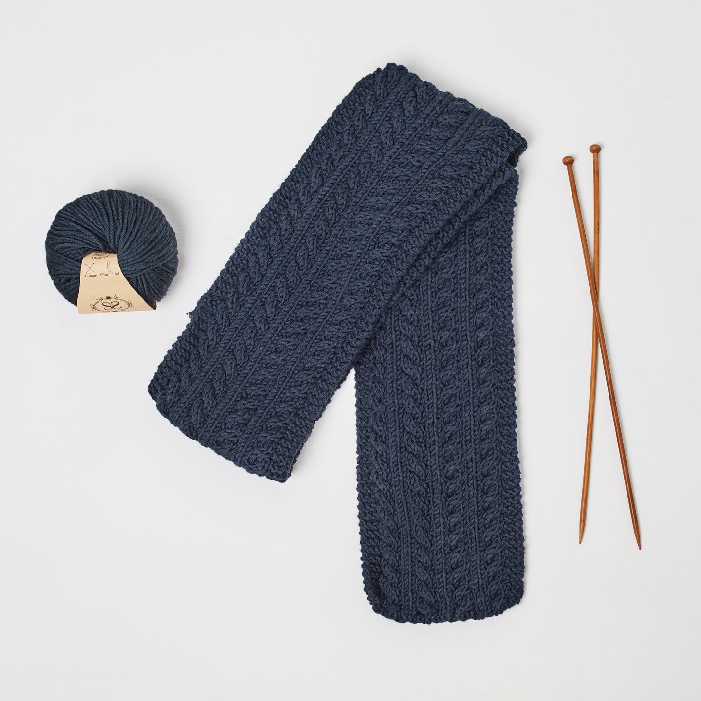 Watson Cable Scarf Downloadable Pattern