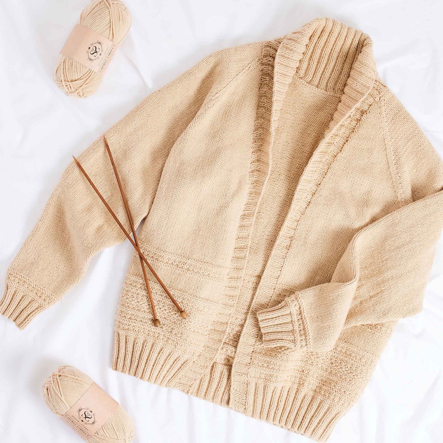 Avalon Raglan Cardigan Downloadable Pattern