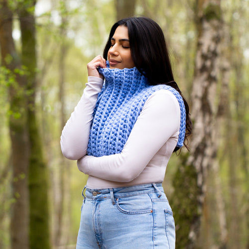 Berkton Crochet Rib Bib Downloadable Pattern