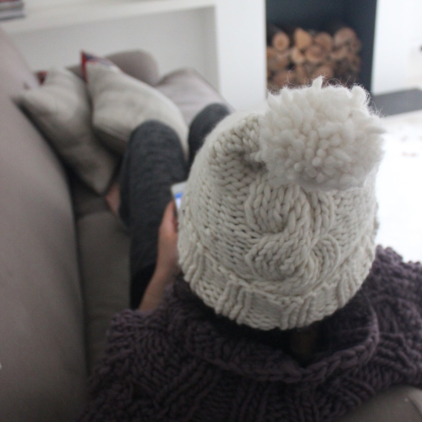 Big Alps Beanie Downloadable Pattern