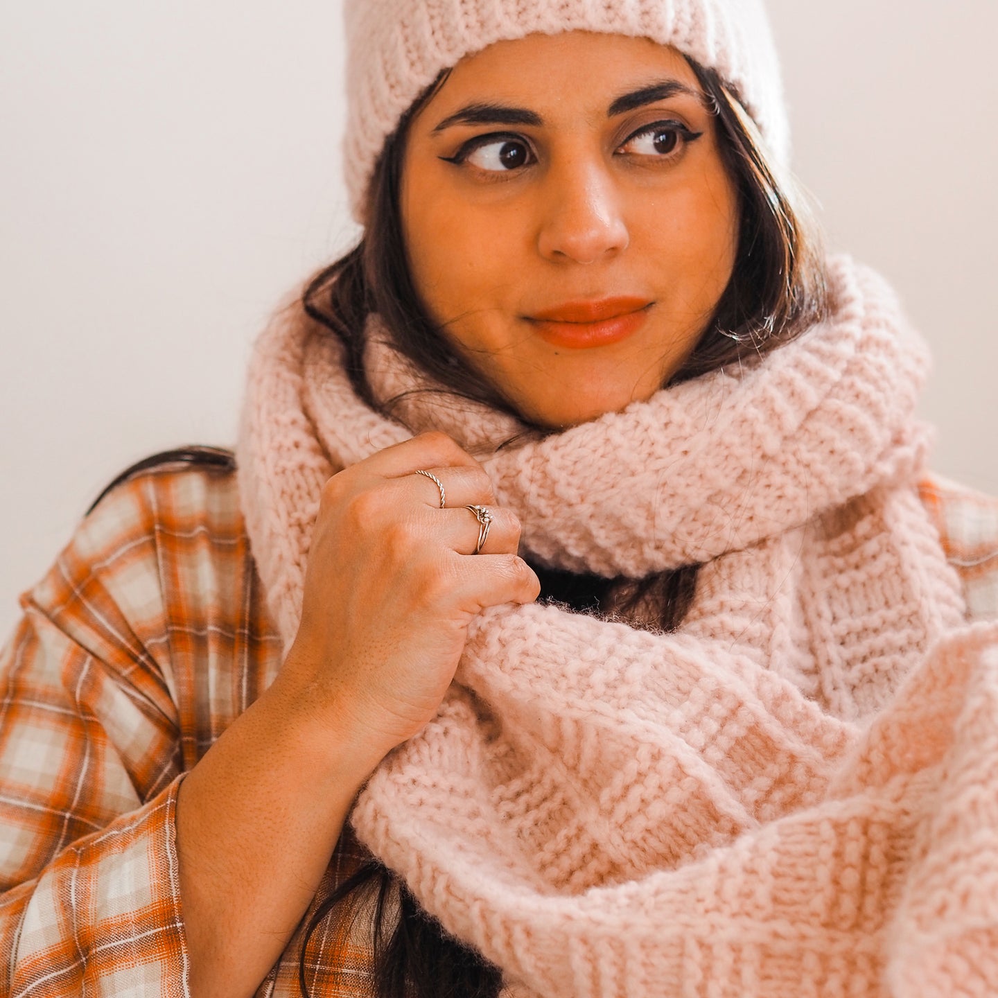 Bologna Garter Scarf Downloadable Pattern