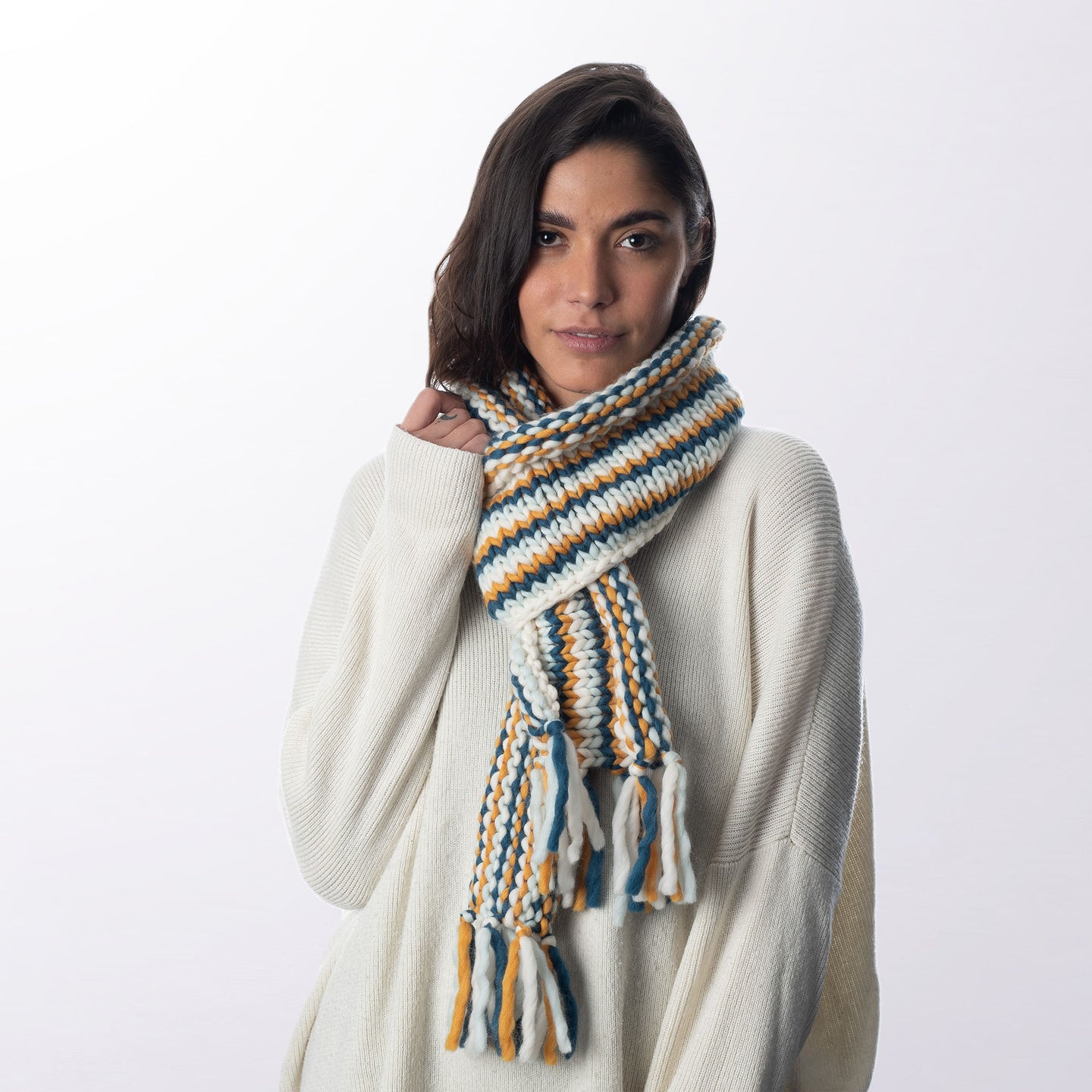 Burton Striped Scarf Downloadable Pattern