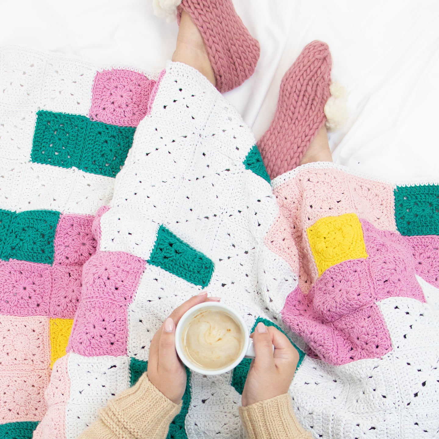 Clematis Crochet Quilt Downloadable Pattern