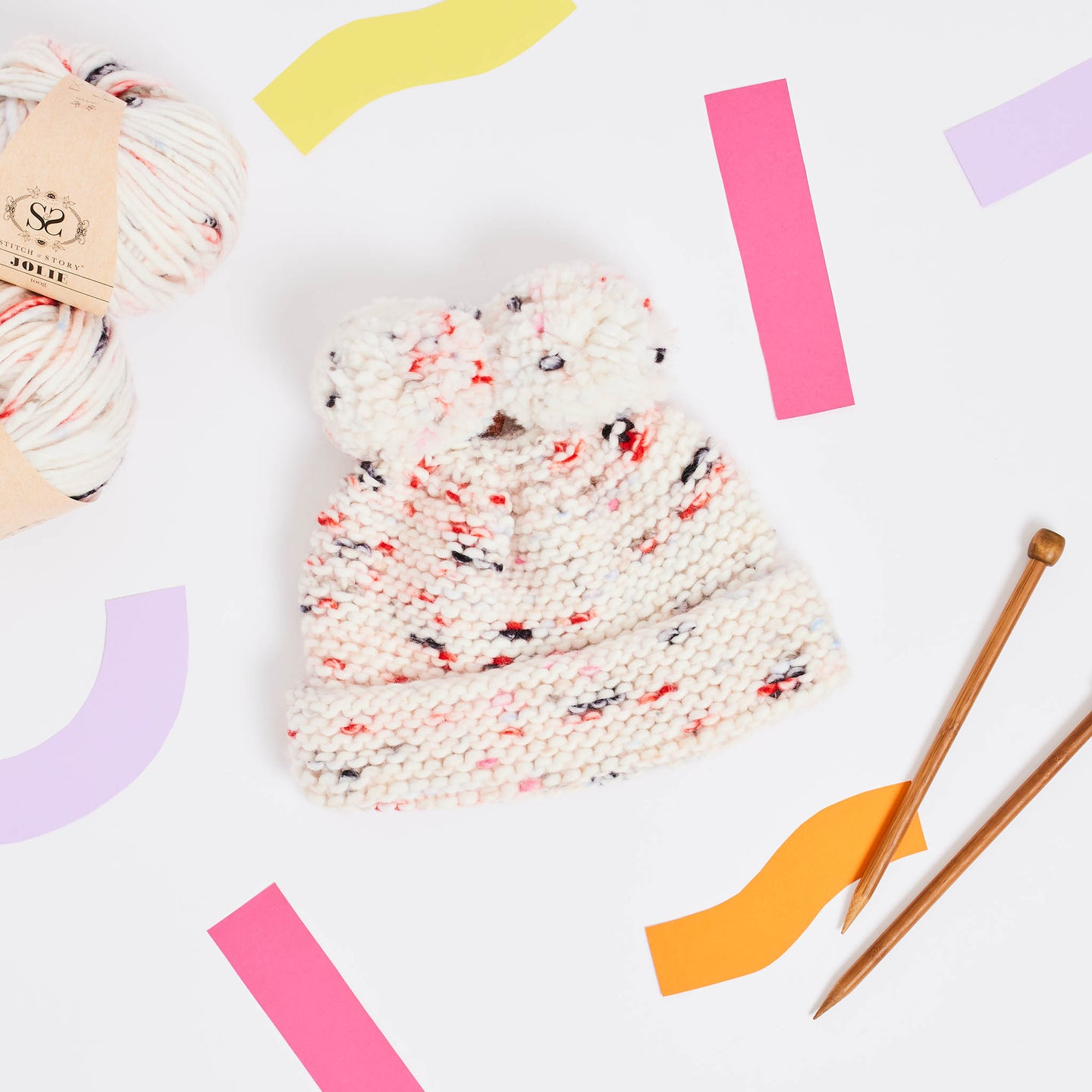 Conkers Pom Pom Hat Downloadable Pattern