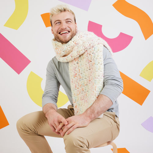 Dips Crochet Scarf Downloadable Pattern