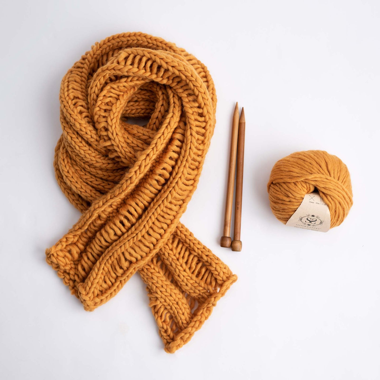 Drop Lay Scarf Downloadable Pattern