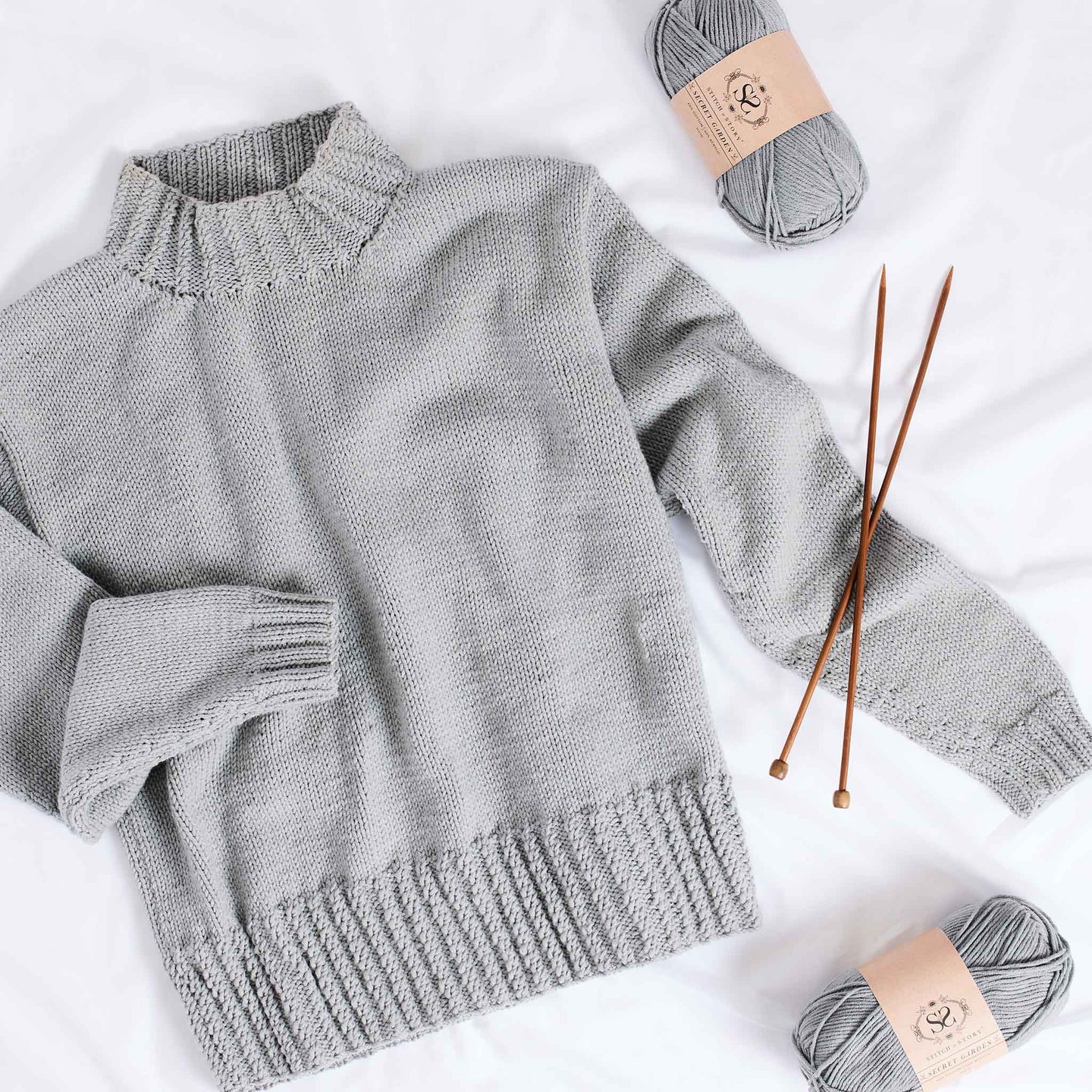 Elysium Ribbed Sweater Downloadable Pattern