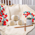 Embroidered Knitted Blanket Downloadable Pattern