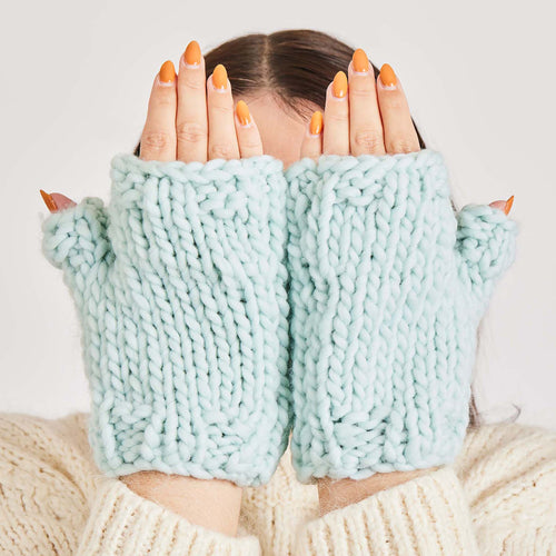 Freya Fingerless Gloves Knitting Kit