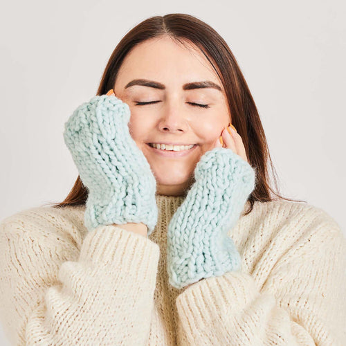 Freya Fingerless Gloves Knitting Kit