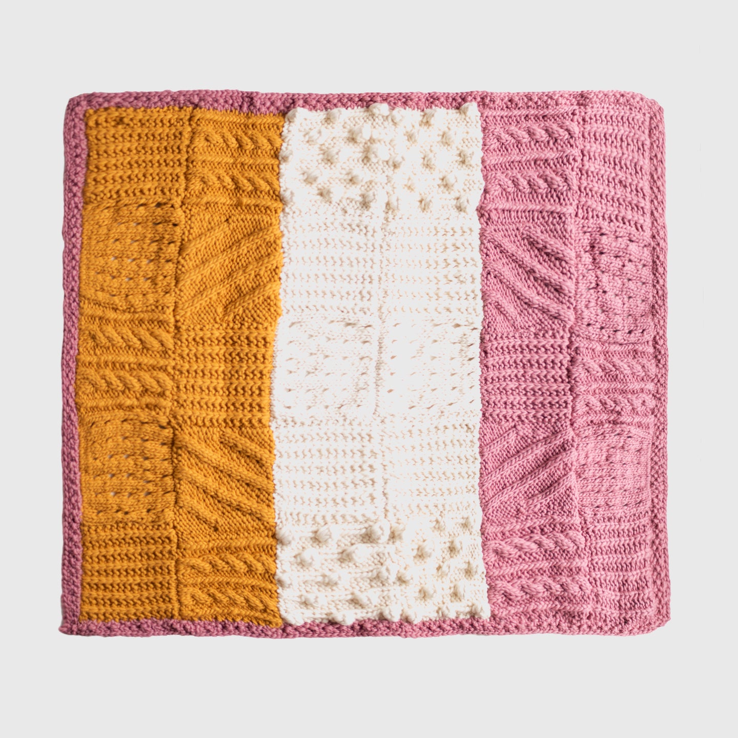 Lana Patchwork Throw Downloadable Pattern E-Book