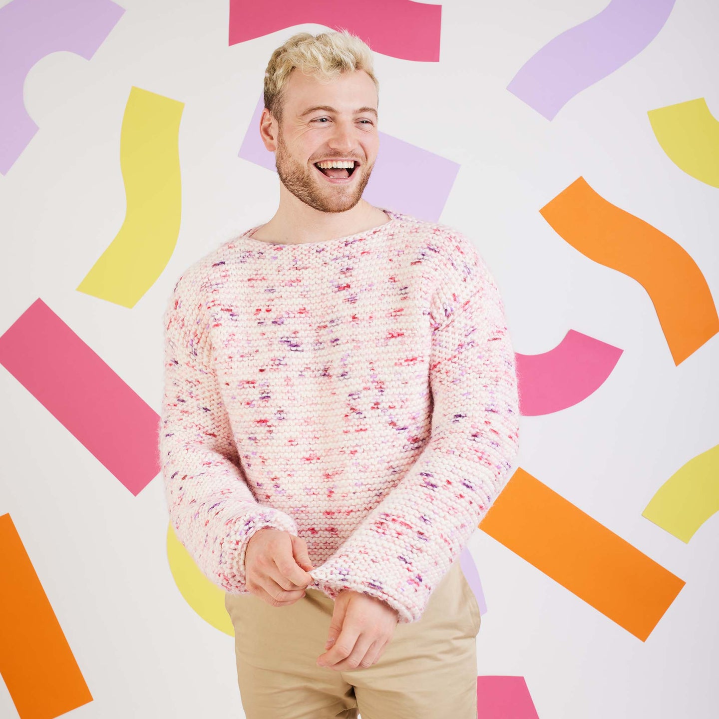 Marbles Garter Sweater Downloadable Pattern