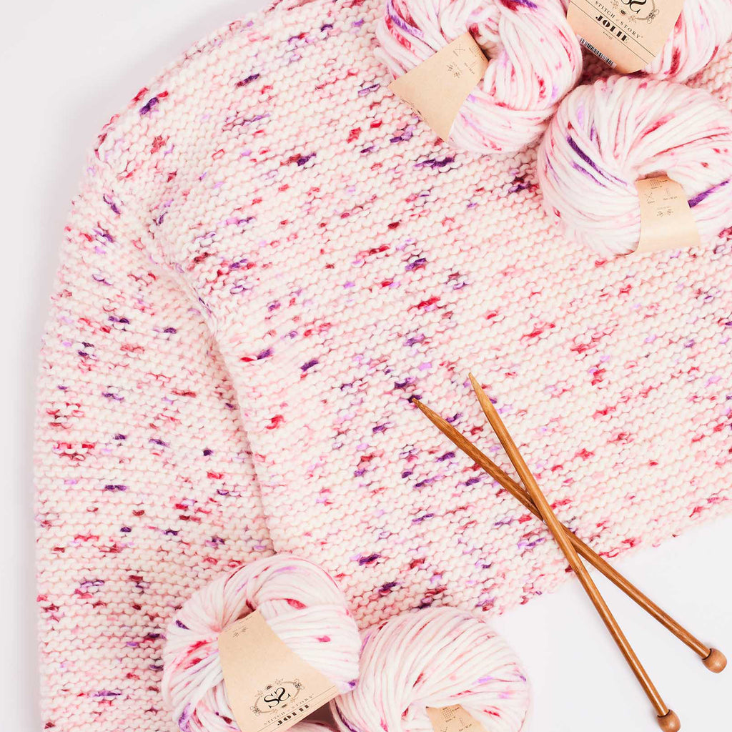 Swertress Patterns Marbles Garter Sweater PDF Pattern & Yarn Bundle | Stitch & Story