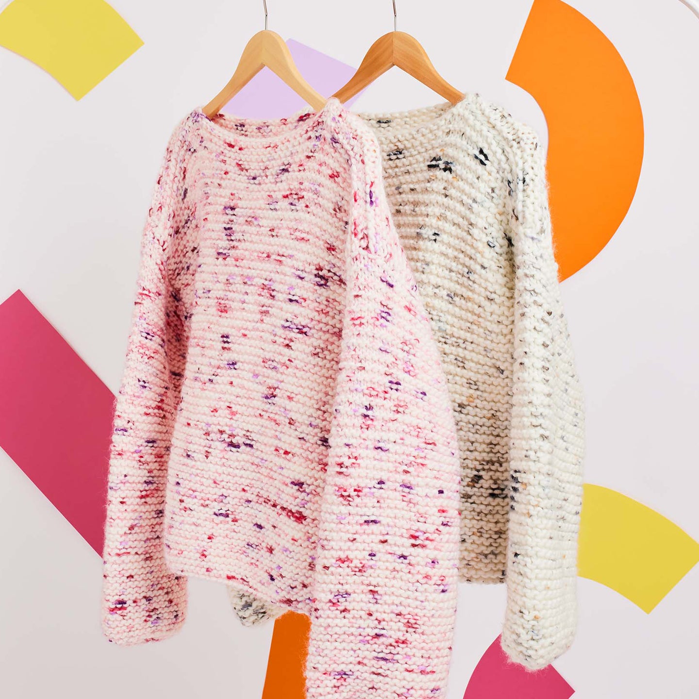 Marbles Garter Sweater Downloadable Pattern