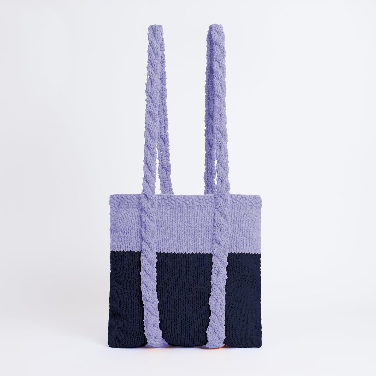 Pentle Cable Handle Tote Bag Downloadable Pattern