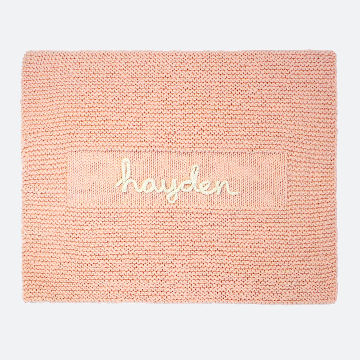 Personalised Baby Blanket Knitting Kit