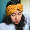 Ribbed Bow Headband Downloadable Pattern