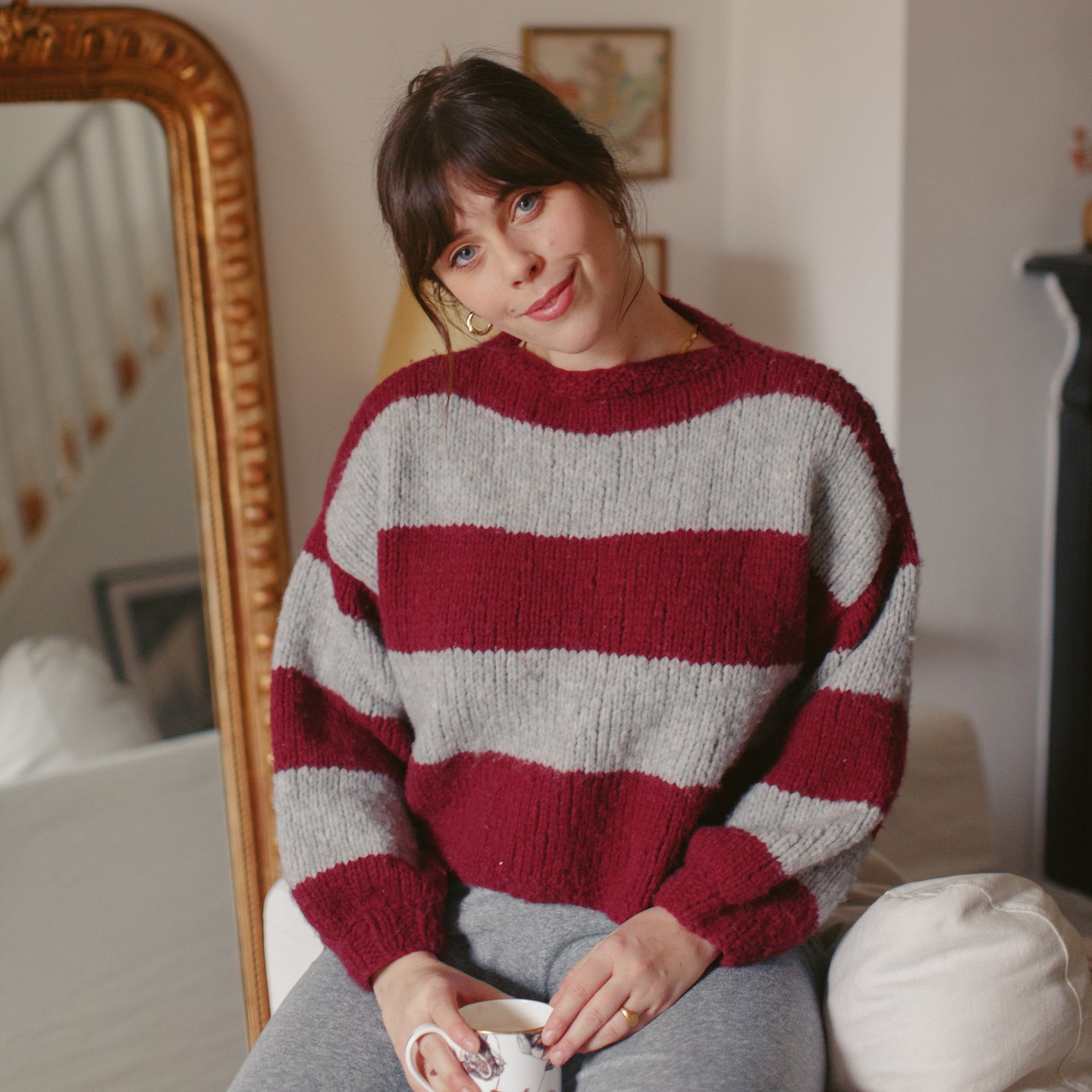 Roma Striped Sweater Downloadable Pattern