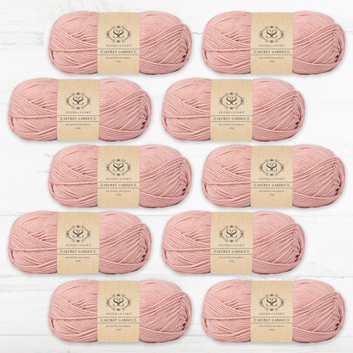 Pack of 10 Secret Garden Yarn DK 100g balls