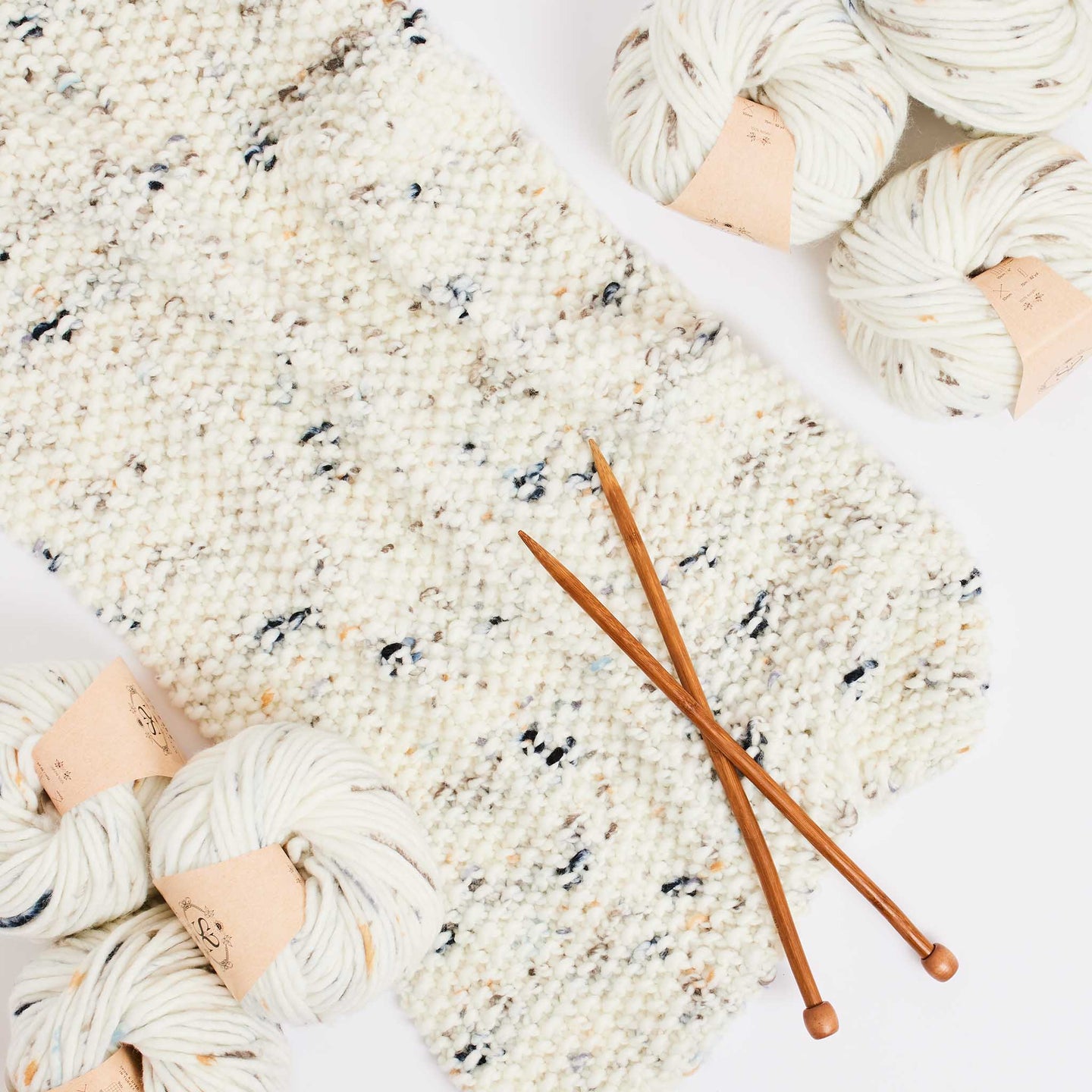 Sticky Toffee Scarf Downloadable Pattern