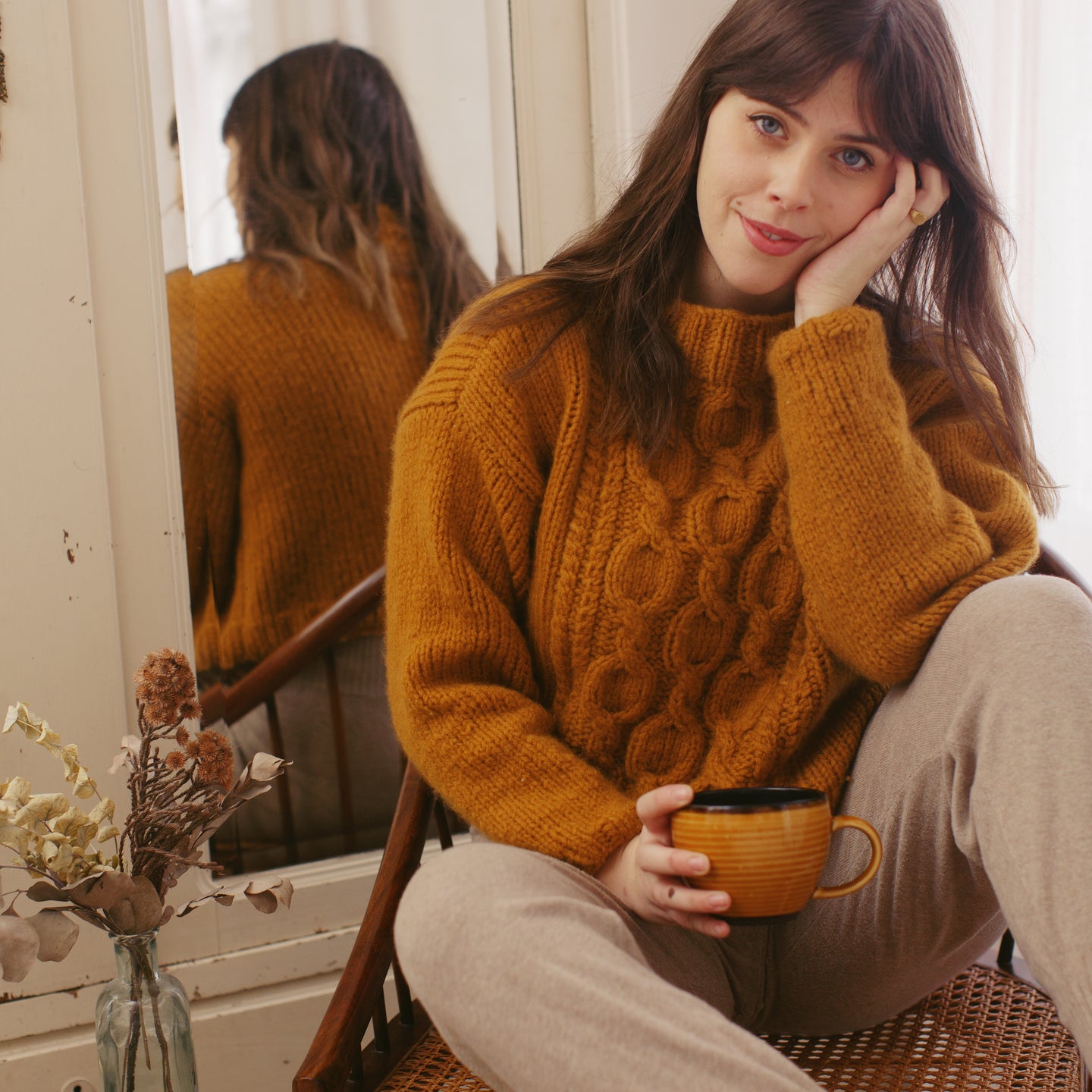 Venezia Cable Sweater Downloadable Pattern