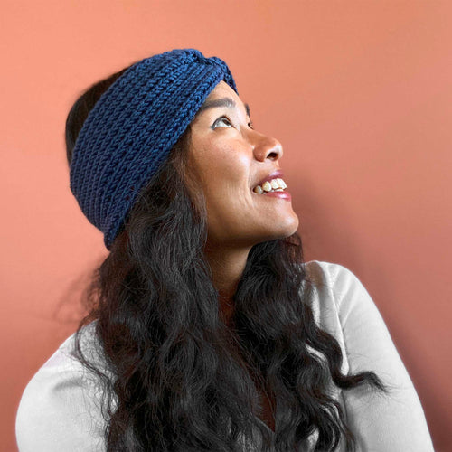XOXO Knitted Headband Downloadable Pattern